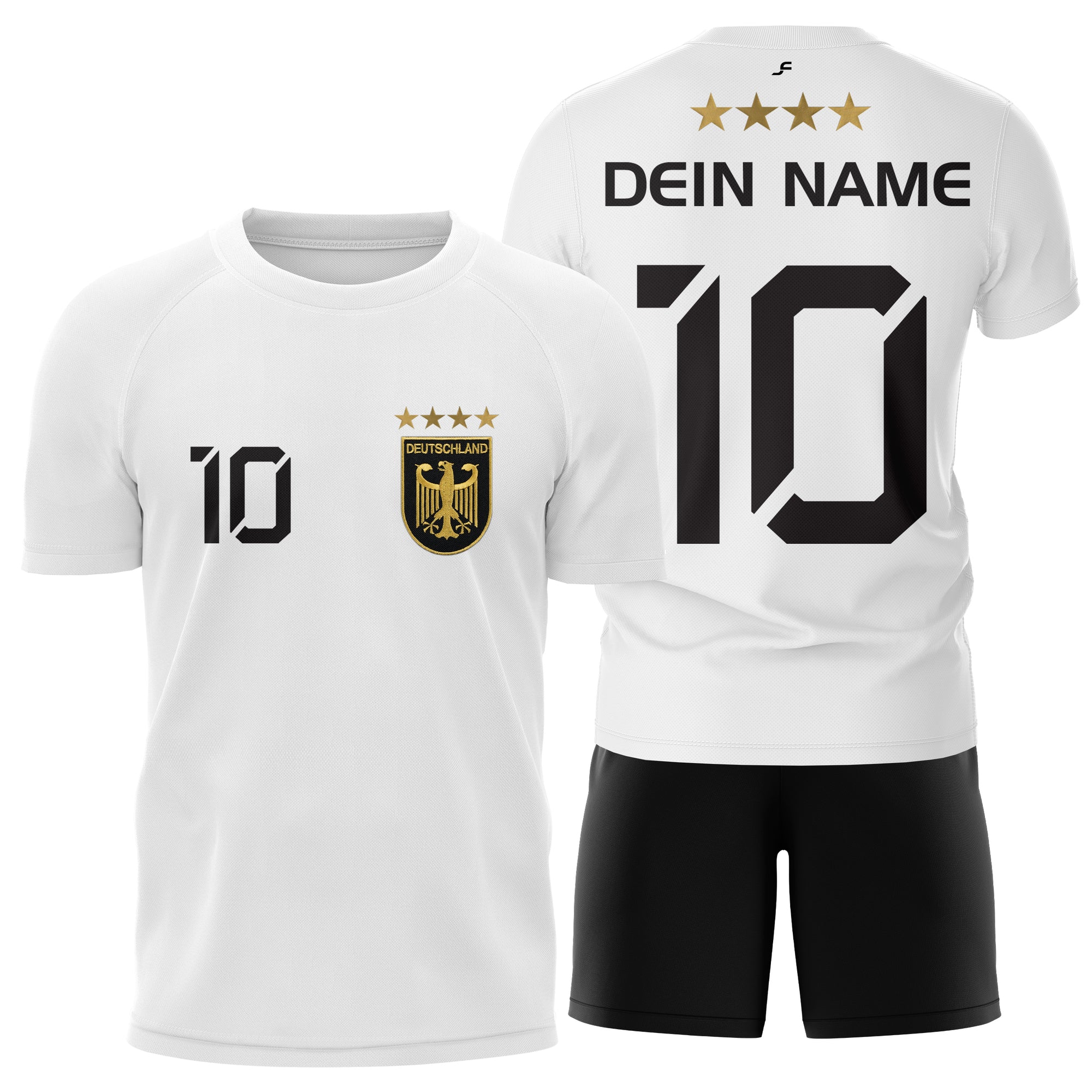 Deutschland personalisiertes Damen Set Trikot + Hose  WM 2024
