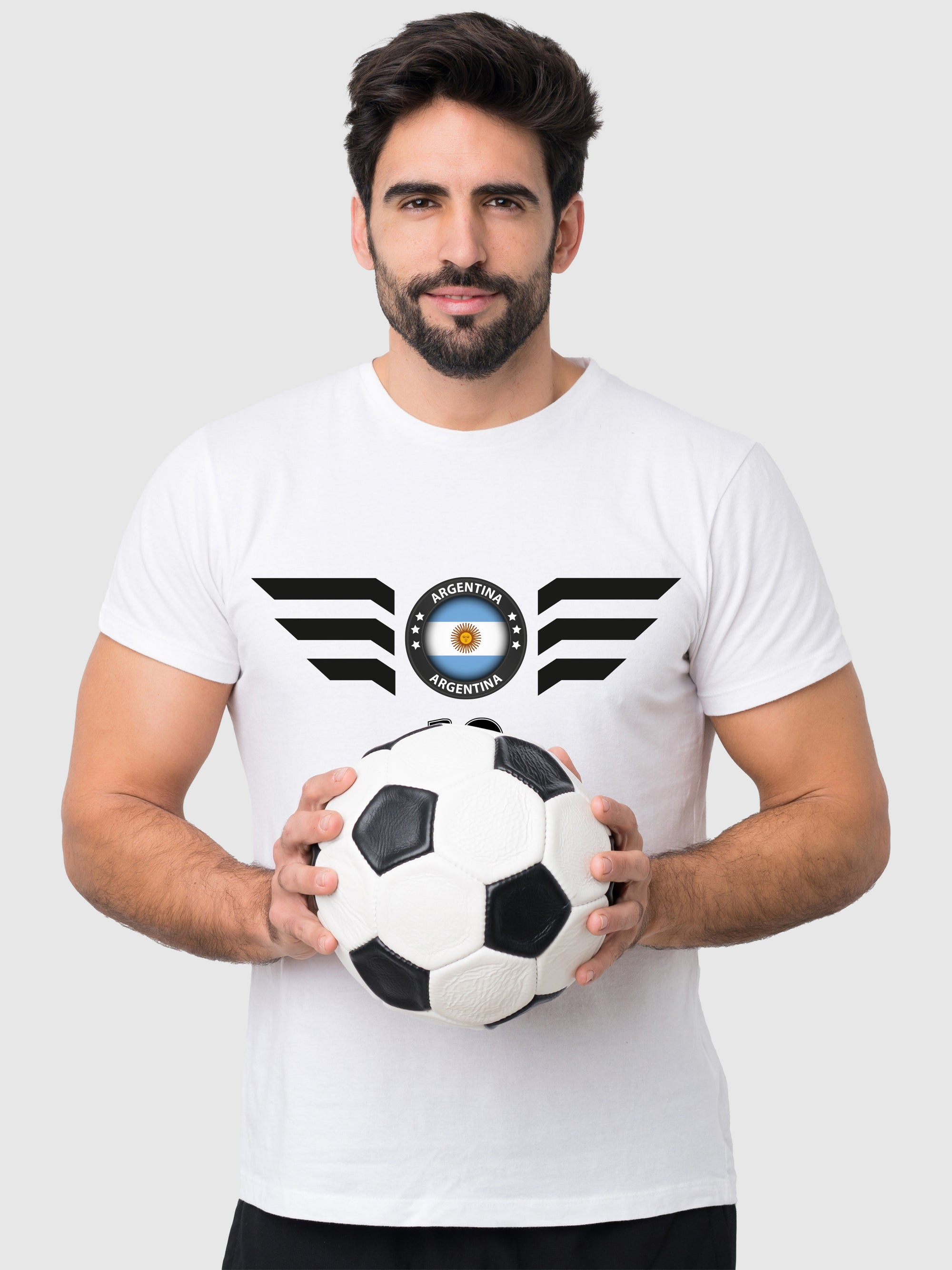 Argentinien Fußball Trikot mit Dein Name + Hose Stutzen